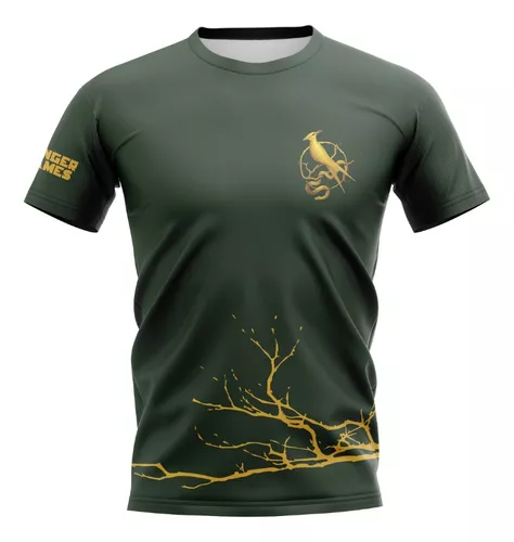 Camiseta blusa Jogos Vorazes tordo dourado Hunger Games