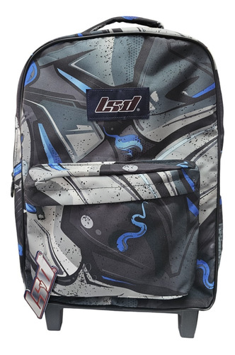 Mochila C/ Carro 17 PuLG. Lsyd 94.1203.1 Azul Estampada