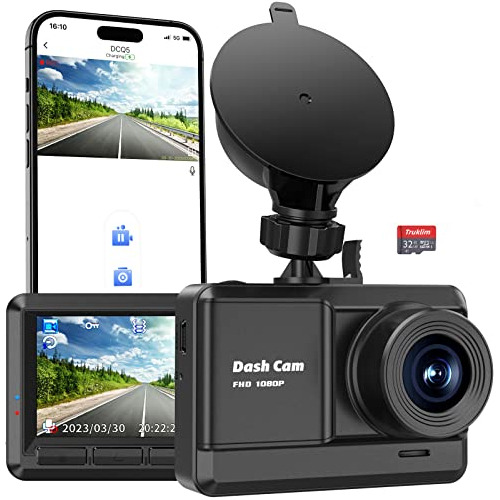 Dashcam Fhd 1080p Wifi Automóviles, Incluye Tarjeta Sd...