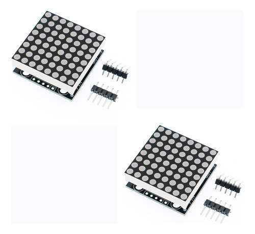 2 Piezas Matriz 8x8 Max7219 Led Arduino