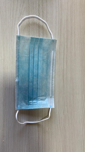 Barbijo Con Elástico Clip Nasal X100 Termosellado A Nmat
