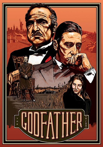 Poster Cartaz Poderoso Chefão The Godfather Decoração Art A3