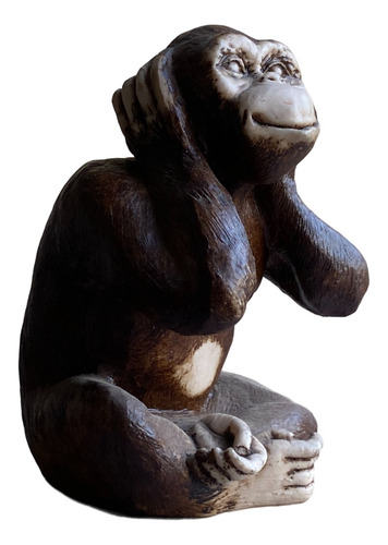 Los Tres Monos Sabios - 3 Figuras, De 17 Cm Cada Uno