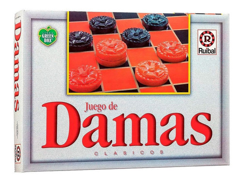 Juego De Damas Green Box Clasico Ruibal Original Juego Mesa