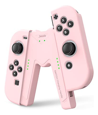 Pack De Carga Joy-con Rosa Para Nintendo Switch Y Oled