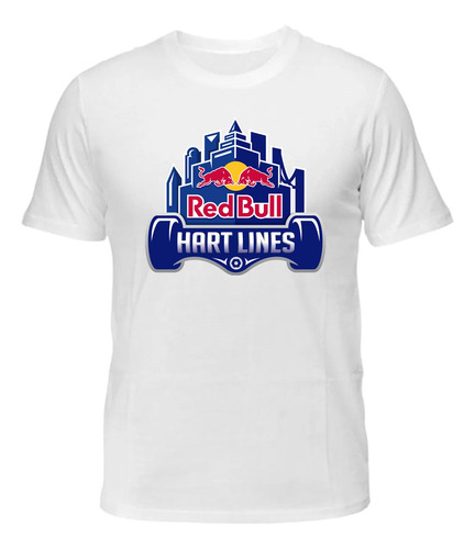 Remera Algodon Hombre Redbull Hart Lines