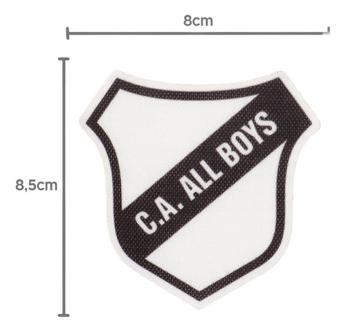 Parche Escudo Deportivo De Futbol Grande Art.04 X 6 U. Allboys