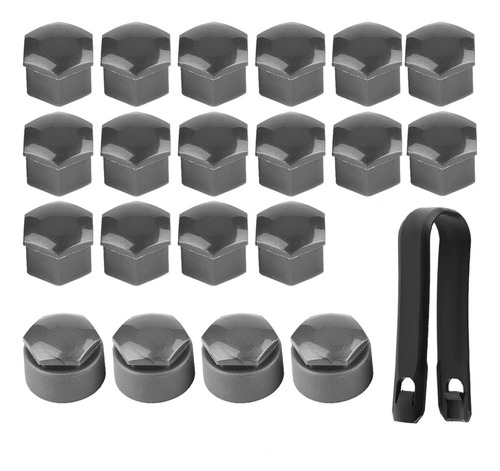 Protector De Tornillo De Rueda Gris, 20 Unidades, 17 Mm, Tue