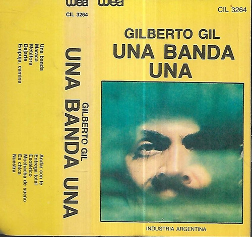 Gilberto Gil Album Una Banda Una Sello Wea Cassette Nuevo