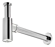 Comprar Sifón Rígido Cromo Bacha Baño Desagüe Caño Recto Acero Inox