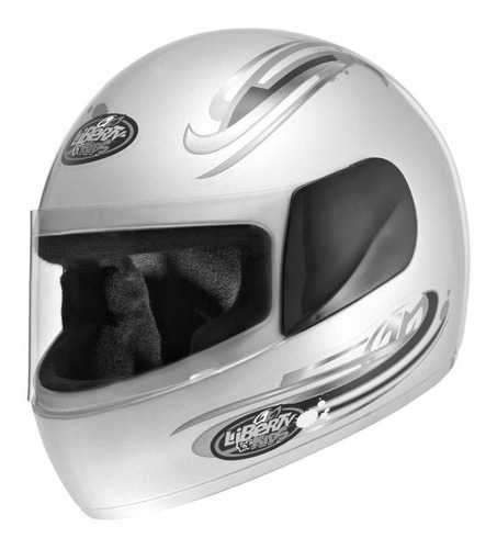 Casco Moto Integral Protork Liberty Four Kids Gris T54