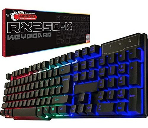 Teclado Para Juegos Rgb Teclado Usb Con Cable Rainbow Diseña