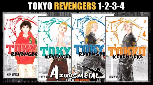 Kit: Mangá Tokyo Revengers Vol.01 ao 06 jbc em Português em