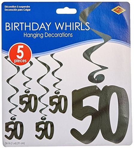 Beistle 57596-50  50  Pone A Dar Party Decor, 3-pies, 5-pack