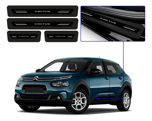 Soleira De Porta Platinum Citroen C4 Cactus 2018 2019 2020