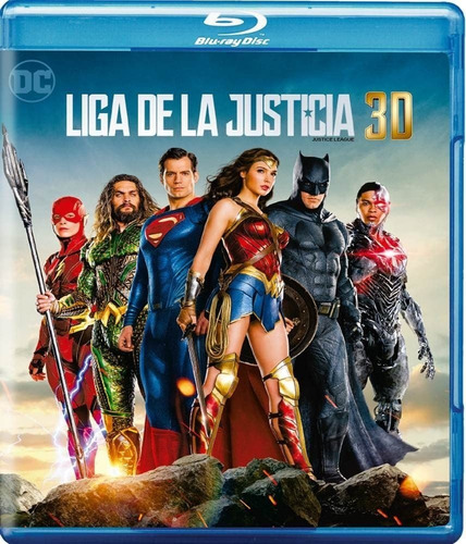 La Liga De La Justicia Blu Ray 3d+blu Ray Película Nuevo