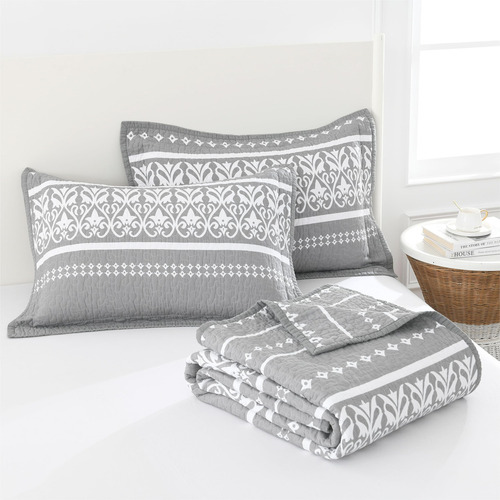 Juego De Colcha Cinefoso Boho, Colcha King Size 100%