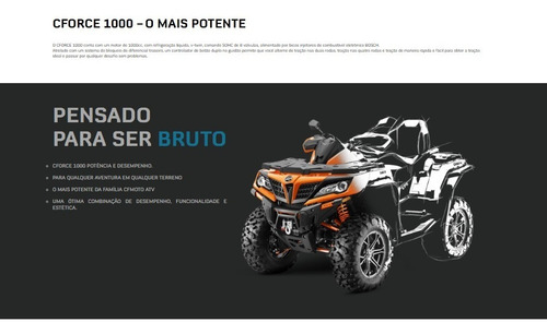 Quadriciclo Cf Moto 1000 Automático 4x2 4x4 Ñ Can-am Honda