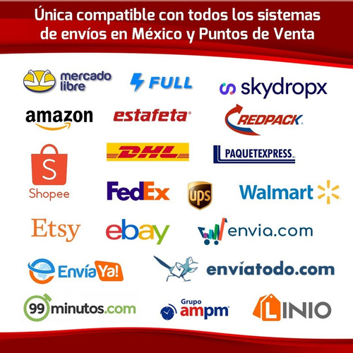 Kit Impresora Etiquetas Térmica Códigos Mercado Full C/fact.