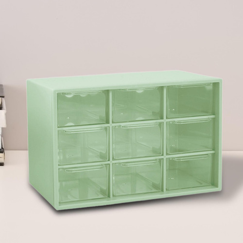 Mini Drawer Organizer Jewelry Storage Box Large Green