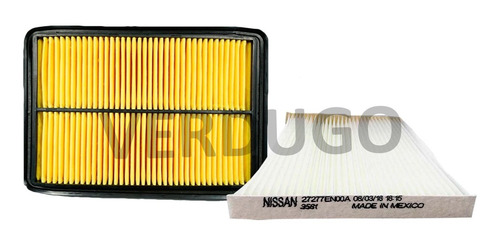 Filtro De Aire Y Polen Nissan Qashqai J11 - Original