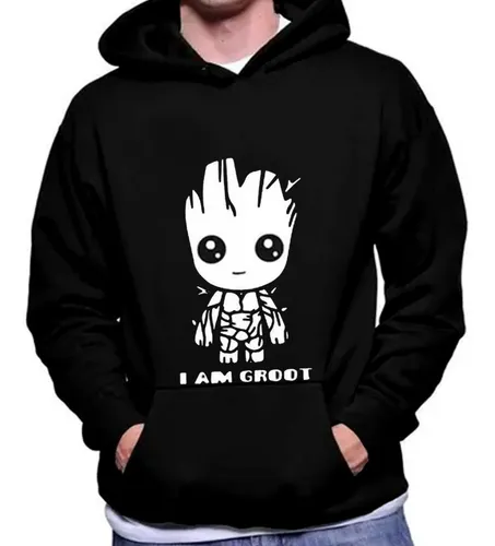 Poleron Estampado I Am Groot Hombre Y Mujer Poleron Estampado I Am Groot Hombre Y Mujer