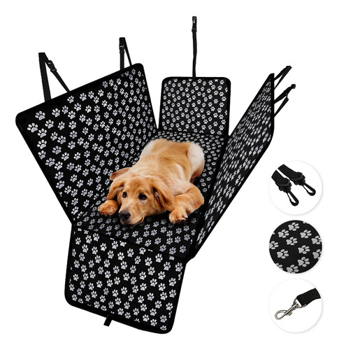 Funda Impermeable Coche Cubre Asiento Mascota Auto Perro