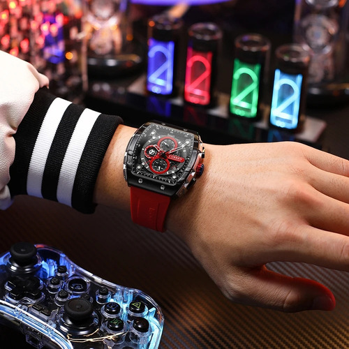 Reloj De Cuarzo Deportivo Curren Para Hombre Con Cronógrafo