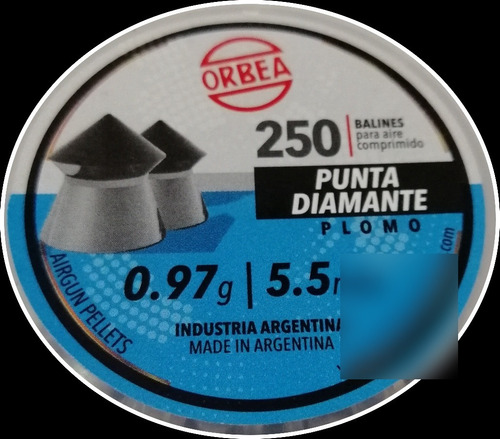  Chumbos Balines Orbea Punta Diamante Por 250