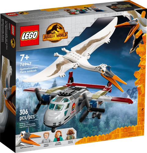 Imagen 1 de 3 de Lego Jurassic World- Emboscada Aérea Del Quetzalcoatlu 76947