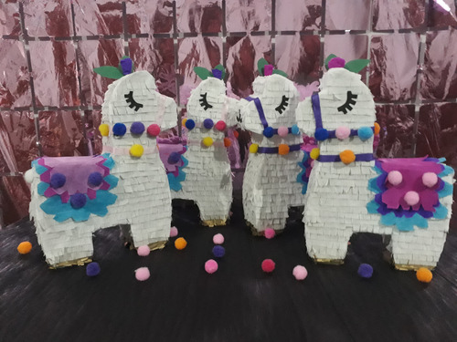 Mini Piñata Llama (21cm) Envíos A Todo El País!