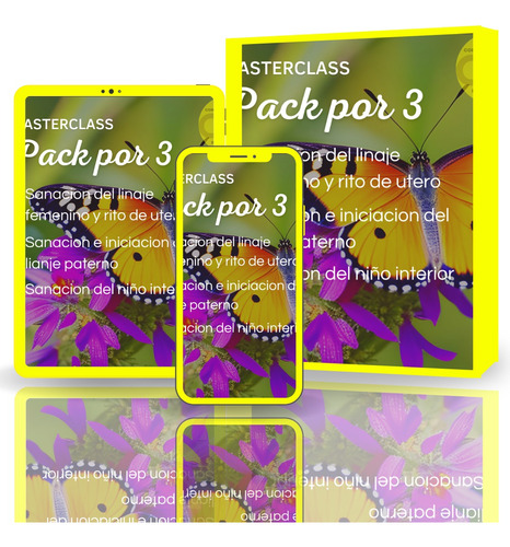 Pack Por 3 De Cursos Holísticos, Sanacion De Linajes 