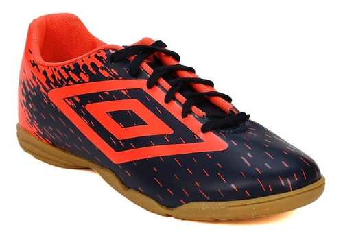 Tênis Futsal Masculino Umbro Azul Marinho/coral