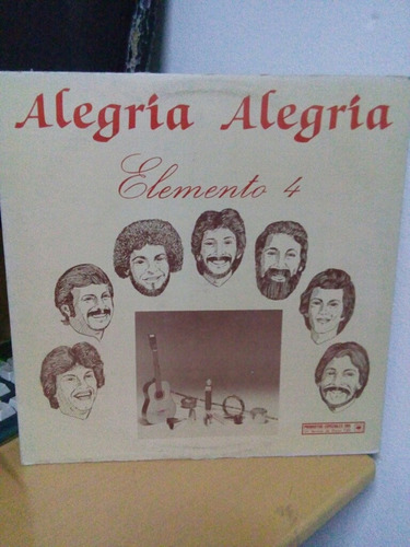 Elemento 4 Alegria Alegria Vinyl Lp Acetato 