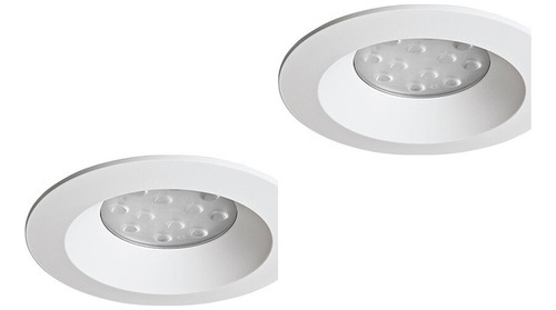 Par De Lámparas De Plafón Led 16w 20° Luz Cálida Blanco Magg