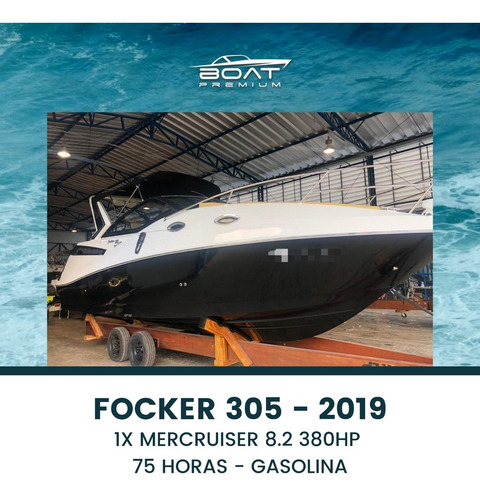 Imagem 1 de 7 de Focker 305, 2019, 1x Mercruiser 8.2 380hp - Colunna - Nx