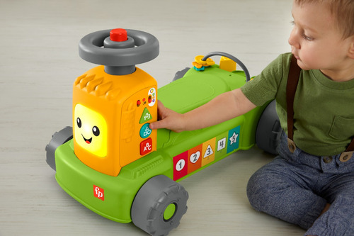 Fisher-price Juguete Para Bebés Tractor Aprendizaje 4 En 1 Multicolor