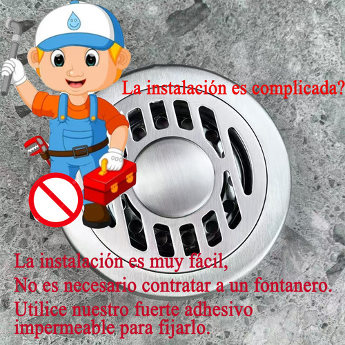 Coladera Baño Anti Olores Y Insectos Sistema Antirretorno
