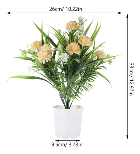 Adorno De Flores Artificiales Falsas Para Decoración De Bons