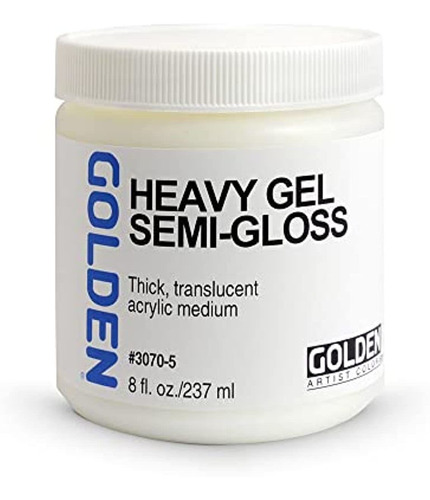 Dorado Acryl Med Gel Pesado De 8 Oz Semigloss