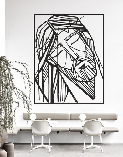 Vetor Jesus Quadro P Corte Em Cnc/laser / Freza