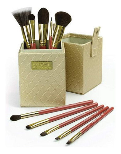 Royal Brush Kit De Brochas De 10 Piezas En Caja De Lujo, Enc