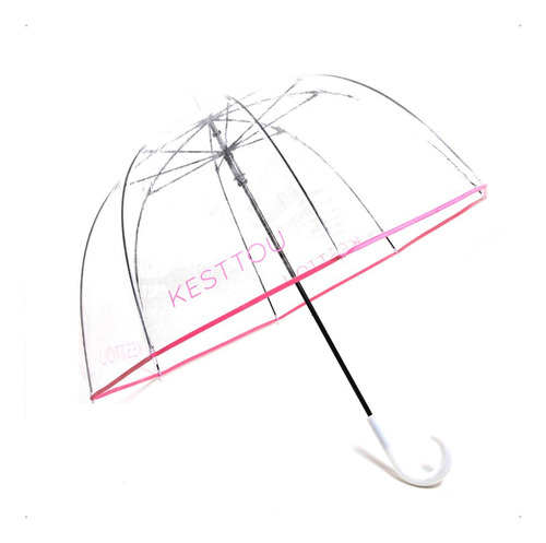 Guarda Chuva Transparente Borda Kesttou Gc001