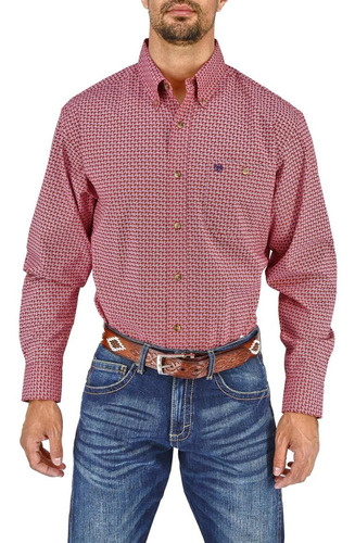 Camisa Vaquera Wrangler Hombre Western M 76r