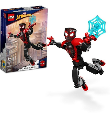 Kit De Construcción Lego Figura De Miles Morales 76225 Cantidad de piezas 238