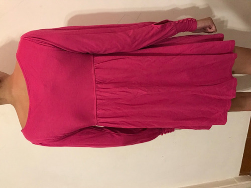 Vestido Fuxia Como Quieres Que Te Quiera T.s Nuevo!