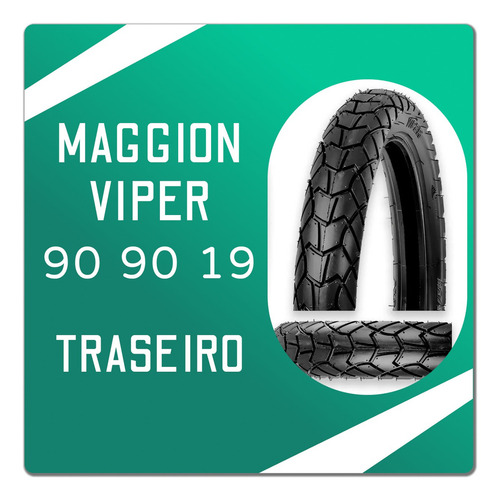 Pneu 90/90-19 Viper Maggion C/c Bros 150 160 Crosser Xre 190