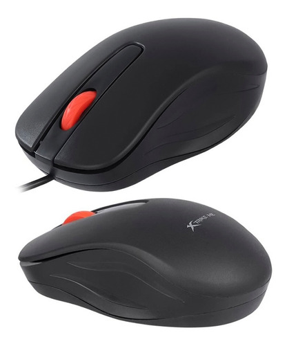Mouse Xtrike Me Usb 1000 Dpi 3 Botones Diseño Compacto | Ero Color Negro