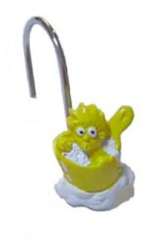 Imagen 7 de 7 de Gancho Cortina De Baño Los Simpson