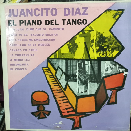 El Piano Del Tango Juancito Diaz Disco Vinilo Lp Ind Arg